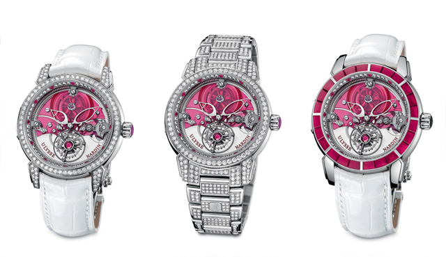 雅典表 Ulysse Nardin 推出全新 Royal Ruby 飛行陀飛輪 