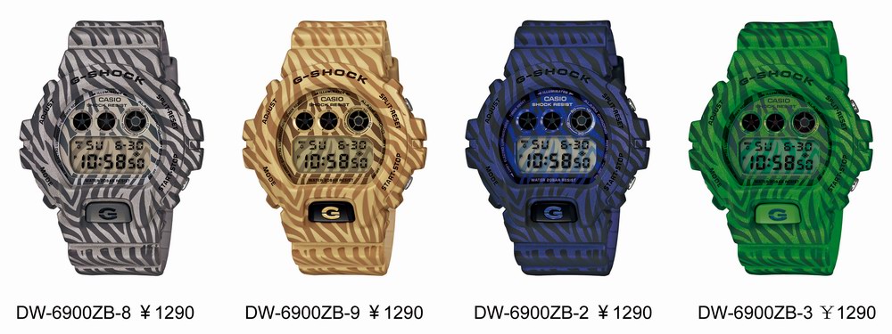 G-SHOCK新品DW-6900ZB野性狂潮來(lái)襲