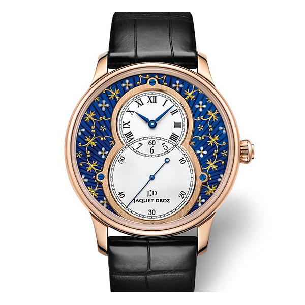 Jaquet Droz 雅克德羅：金箔雕花琺瑯