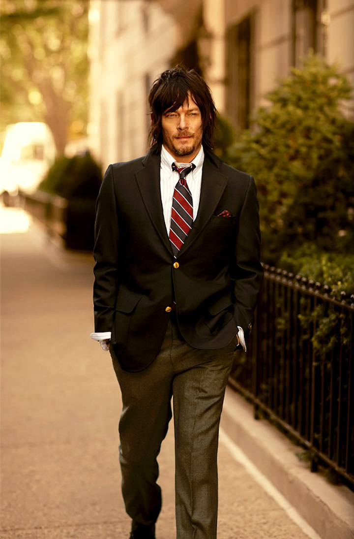 Norman Reedus《GQ》日本版2014年1月號(hào)