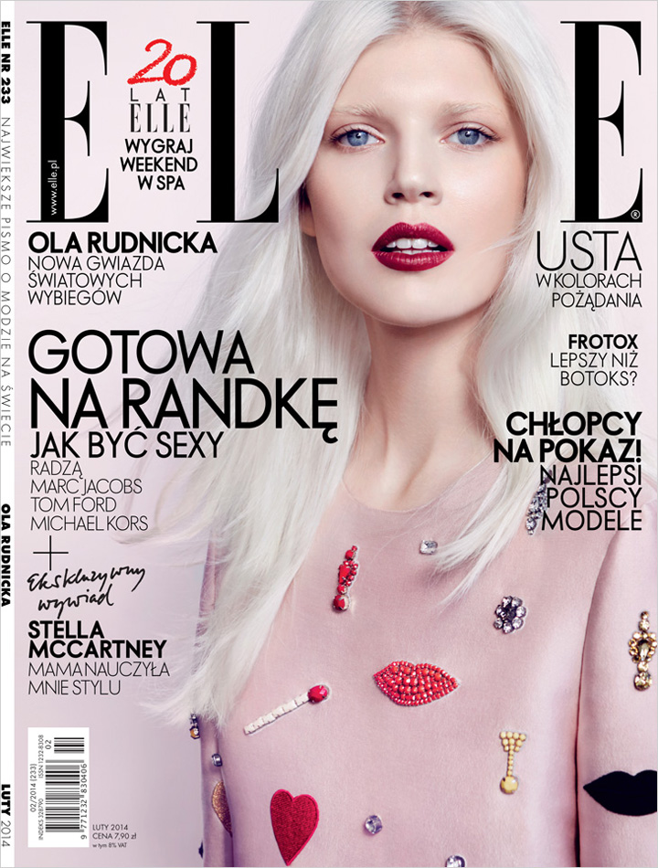 Ola Rudnicka《Elle》波蘭版2014年2月號