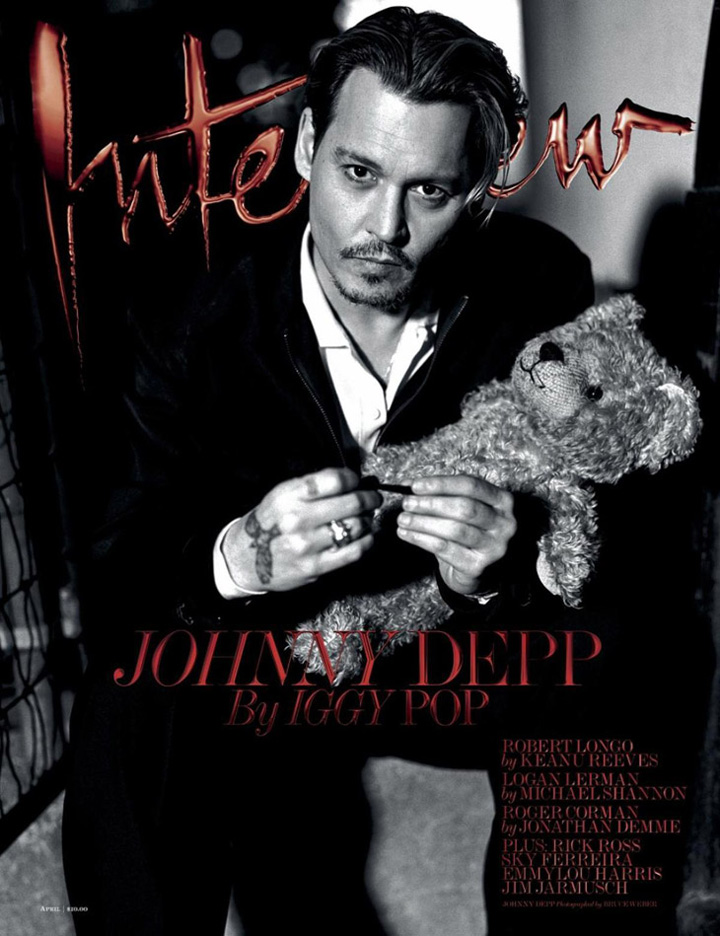 Johnny Depp《Interview》雜志2014年4月號