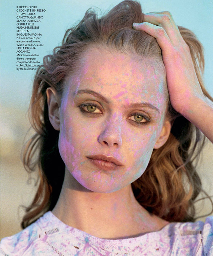 Frida Gustavsson《Elle》意大利版2014年5月號