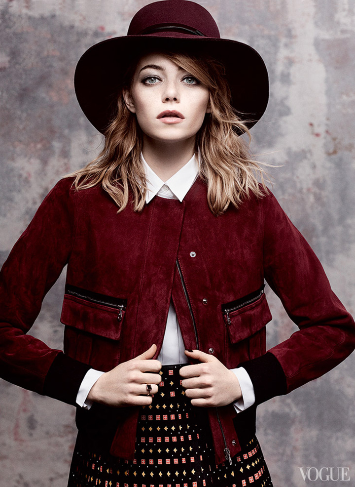 Emma Stone《Vogue》美國版2014年5月號