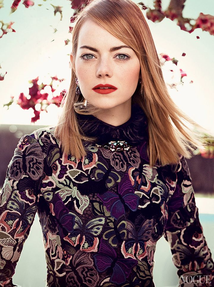 Emma Stone《Vogue》美國版2014年5月號