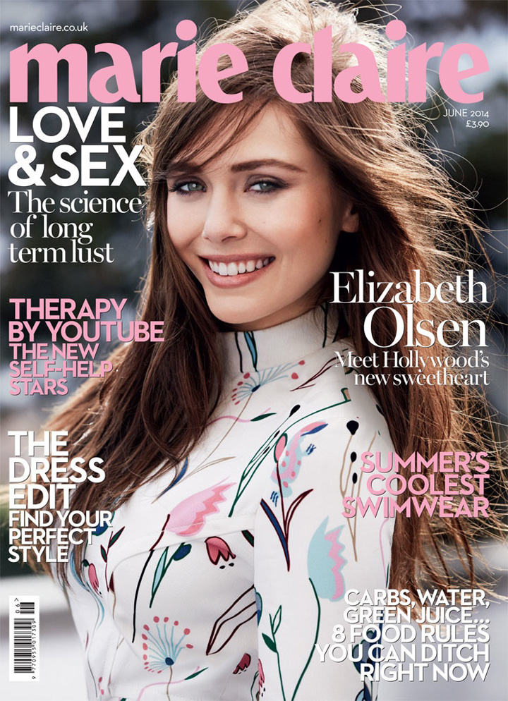 Elizabeth Olsen《Marie Claire》英國版2014年6月號