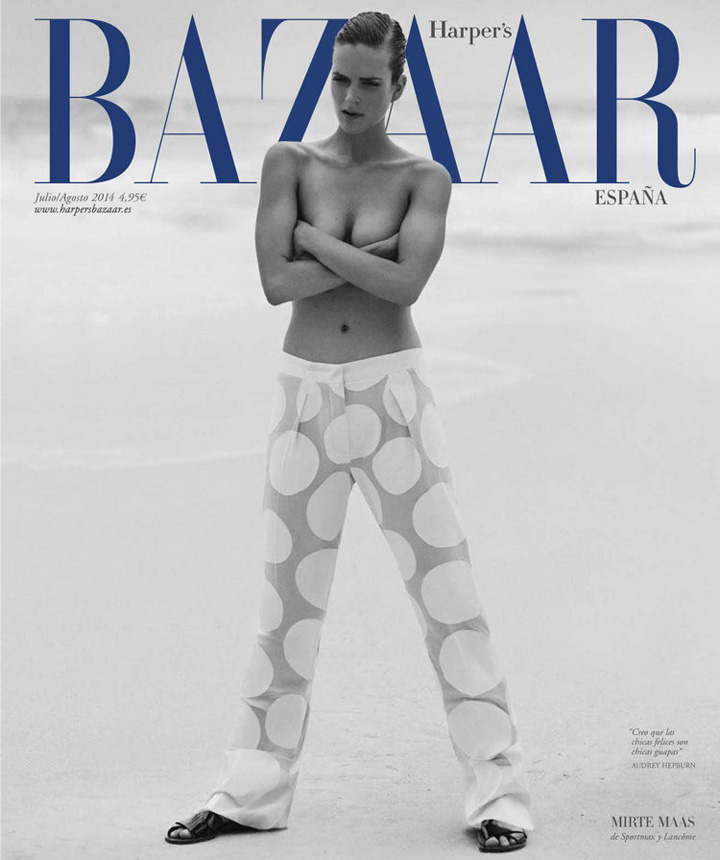 Mirte Maas《Harper’s Bazaar》西班牙版2014年7/8月號