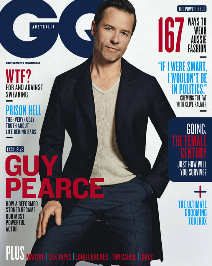 Guy Pearce《GQ》澳大利亞2014年8月號(hào)