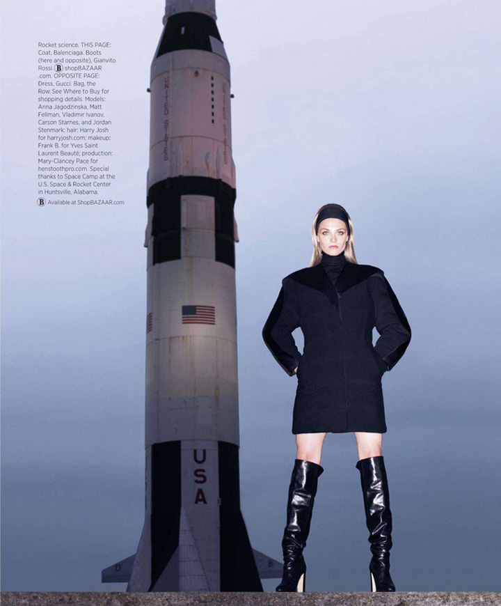 Anna Jagodzinska《Harper’s Bazaar》美國(guó)版2014年8月號(hào)