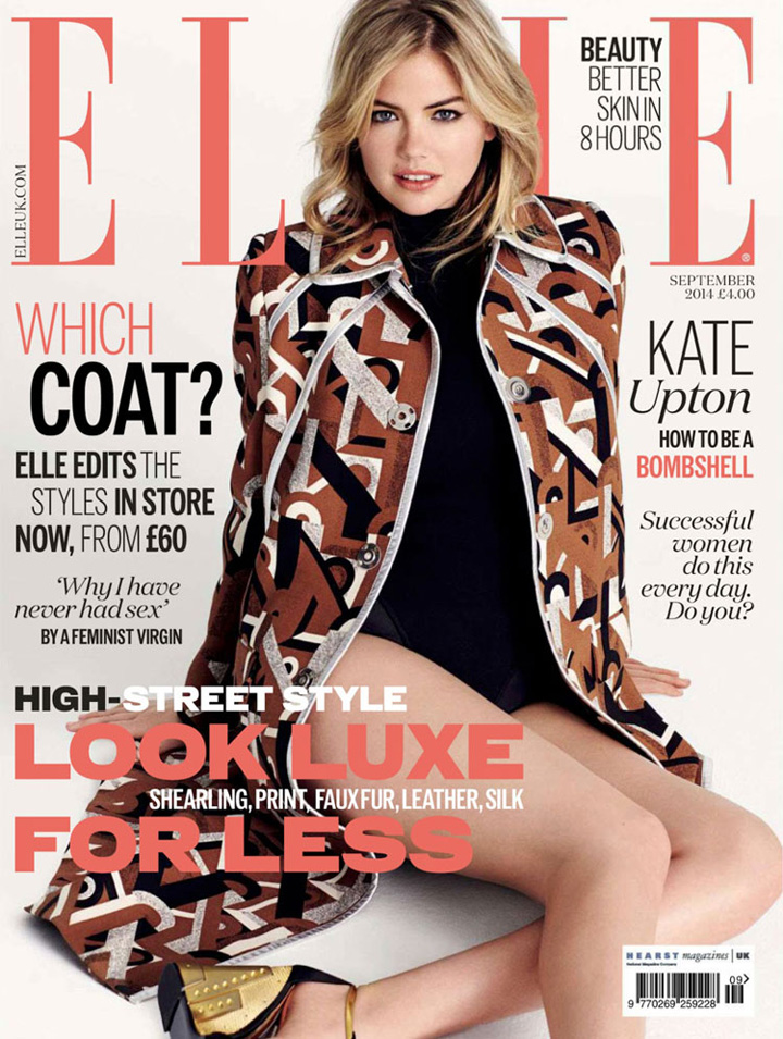 Kate Upton《Elle》英國版2014年8月號