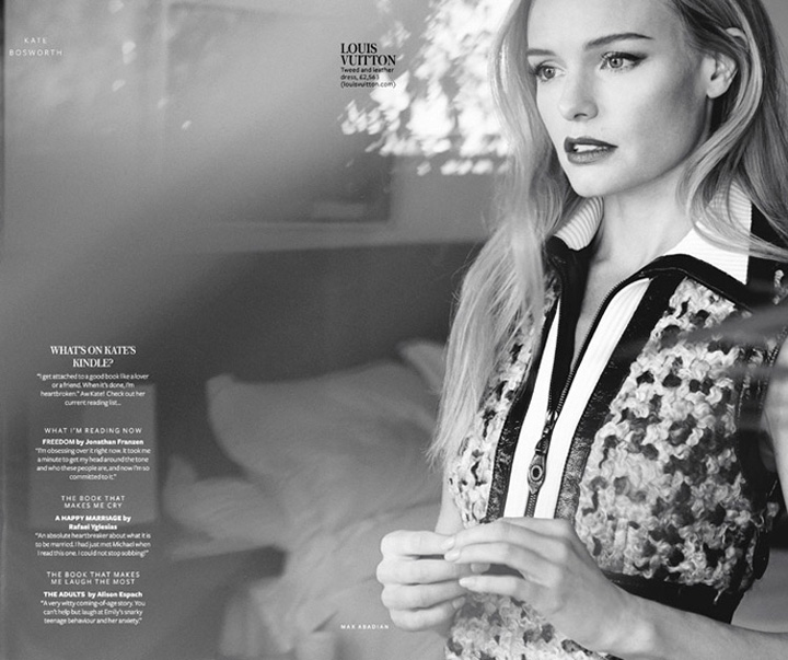 Kate Bosworth《InStyle》英國版2014年9月號