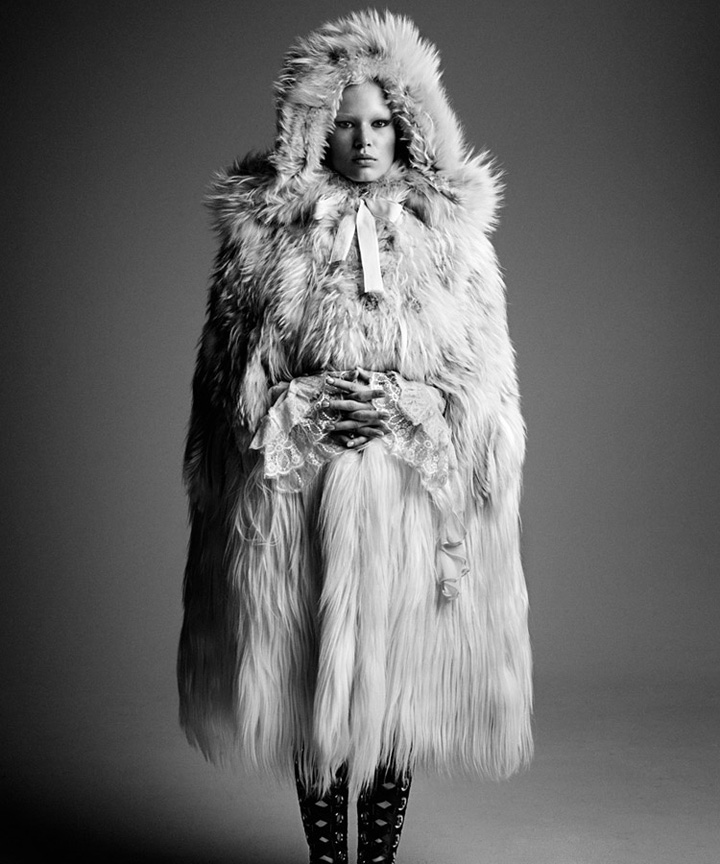 Anna Ewers《Interview》雜志2014年9月號(hào)