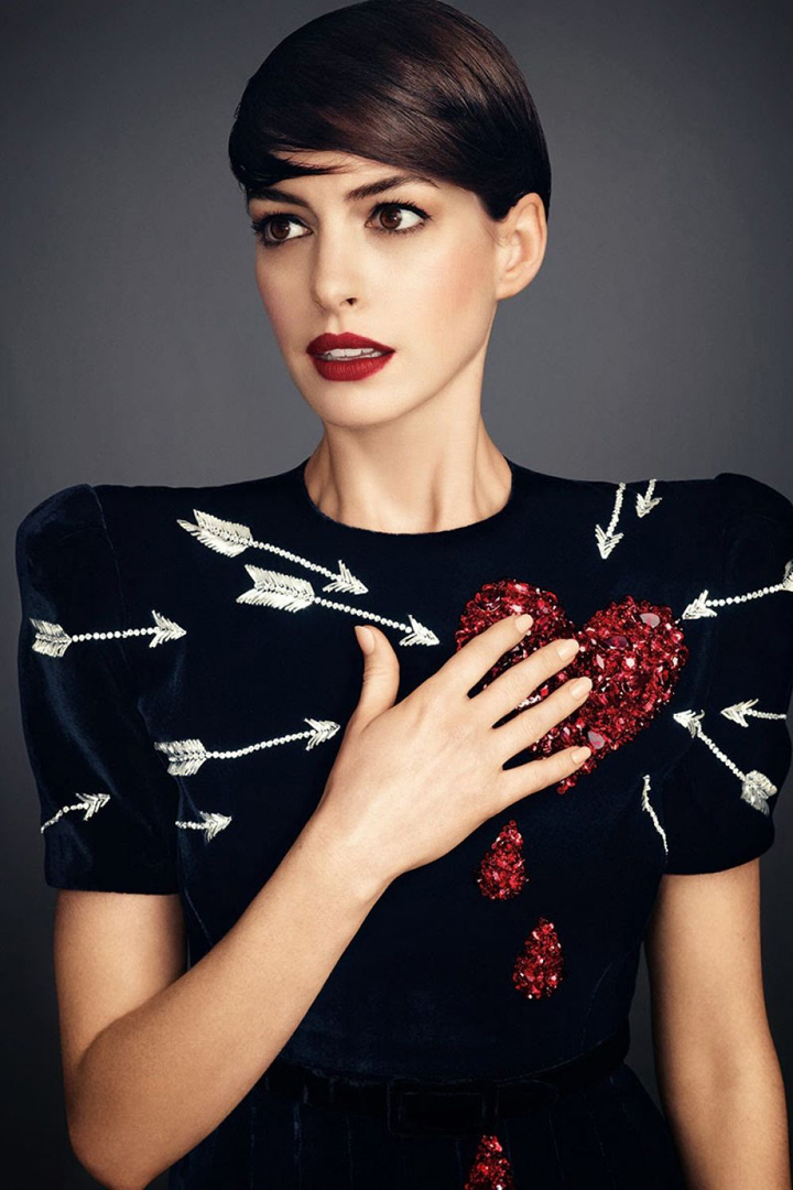 Anne Hathaway《Harper’s Bazaar》美國版2014年11月號