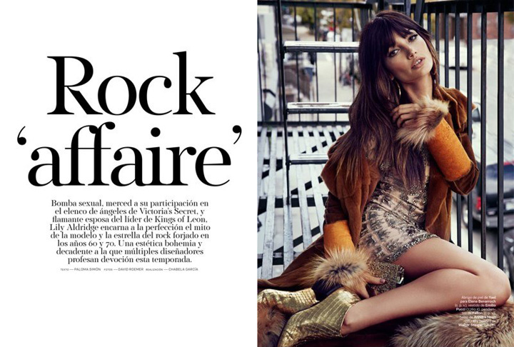 Lily Aldridge《S Moda》雜志2014年11月號(hào)