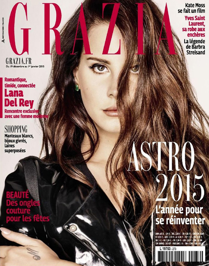 Lana Del Rey《Grazia》法國版2014年12月號