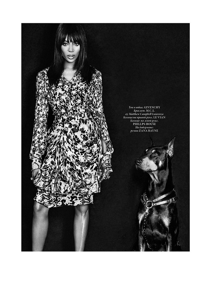 Naomi Campbell《L’Officiel》烏克蘭版2015年1月號(hào)