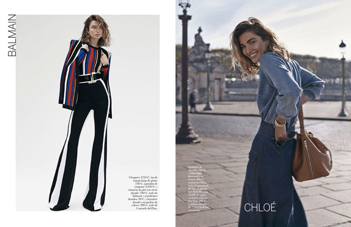 Andreea Diaconu《Vogue》西班牙版2015年2月號