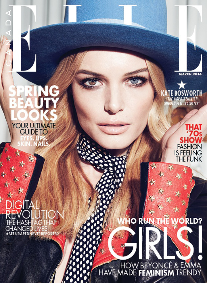 Kate Bosworth《Elle》加拿大版2015年3月號