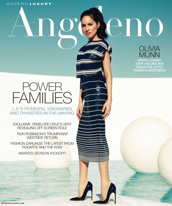 Olivia Munn《Angeleno》雜志2015年2月號