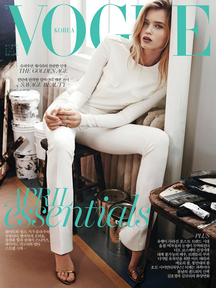 Abbey Lee Kershaw《Vogue》韓國版2015年4月號(hào)