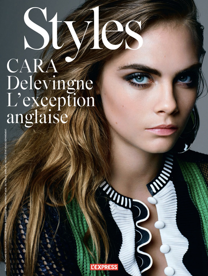 Cara Delevingne《L’Express Styles》雜志2015年4月號(hào)