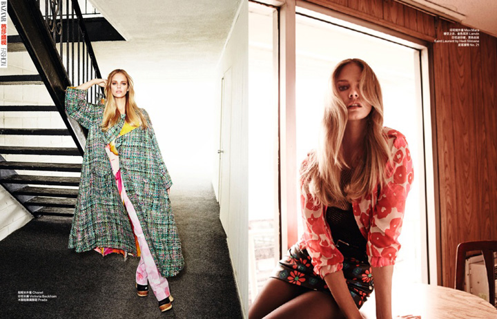 Marloes Horst《Harper’s Bazaar》中國(guó)版2015年5月號(hào)