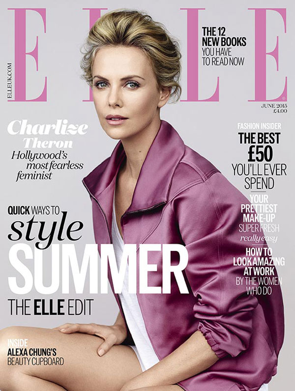 Charlize Theron《Elle》英國(guó)版2015年6月號(hào)