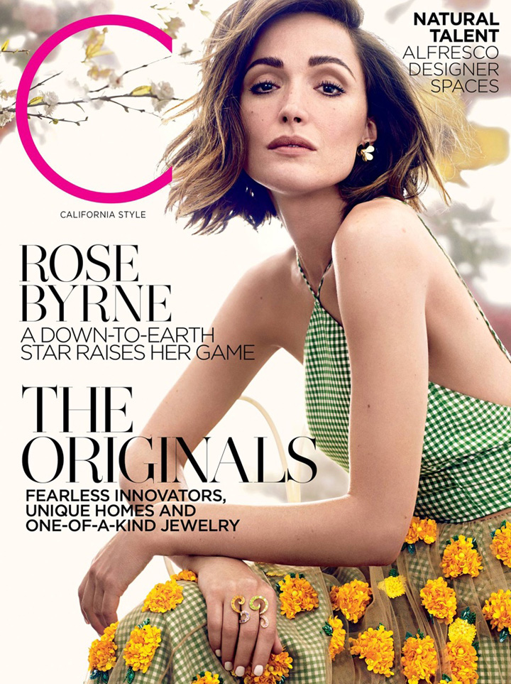 Rose Byrne《C》雜志2015年5月號