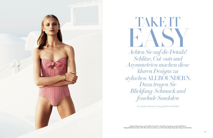 Anna Selezneva《Harper’s Bazaar》德國(guó)版2015年6/7月號(hào)