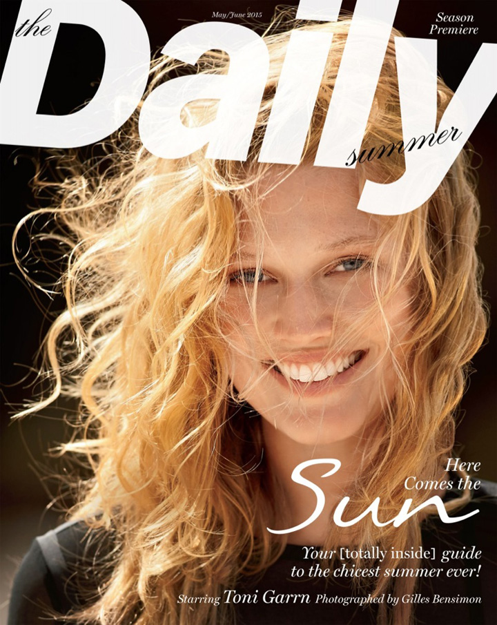 Toni Garrn《The Daily Summer》雜志2015年5/6月號(hào)