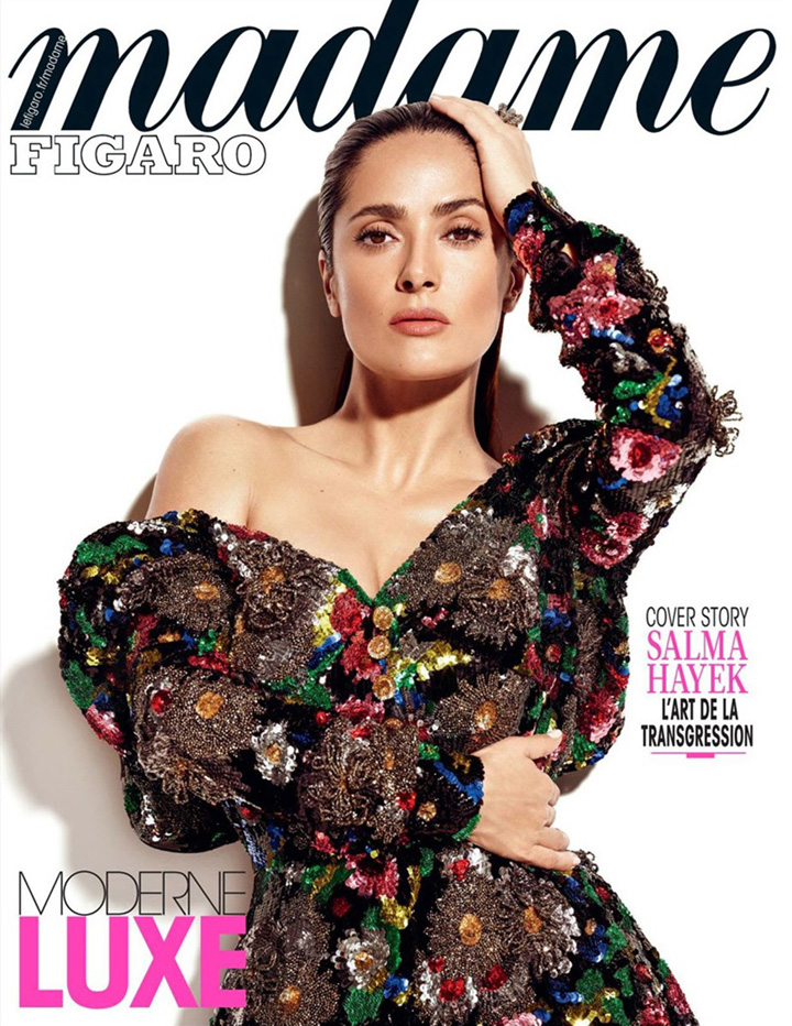 Salma Hayek《Madame Figaro》2015年6月號