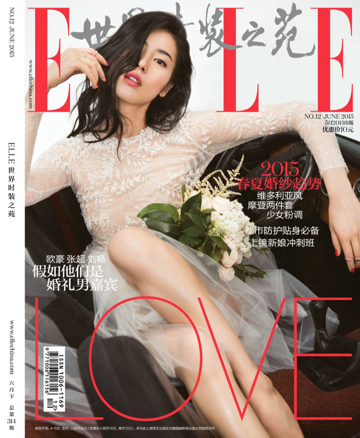 劉雯+崔始源《Elle》中國版2015年6月號