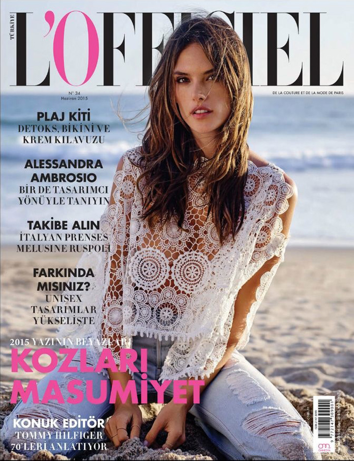 Alessandra Ambrosio《L’Officiel》土耳其版2015年6月號(hào)