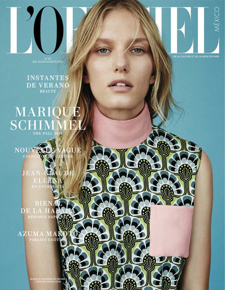 Marique Schimmel《L’Officiel》雜志2015年7/8月號(hào)