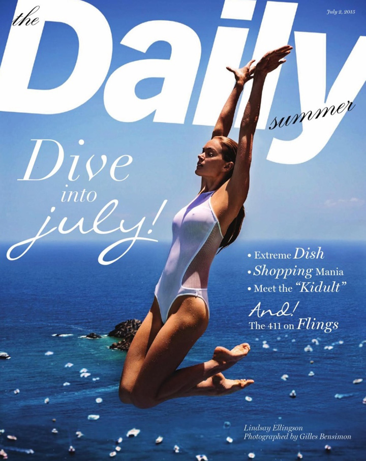 Lindsay Ellingson《The Daily Summer》雜志泳裝寫(xiě)真