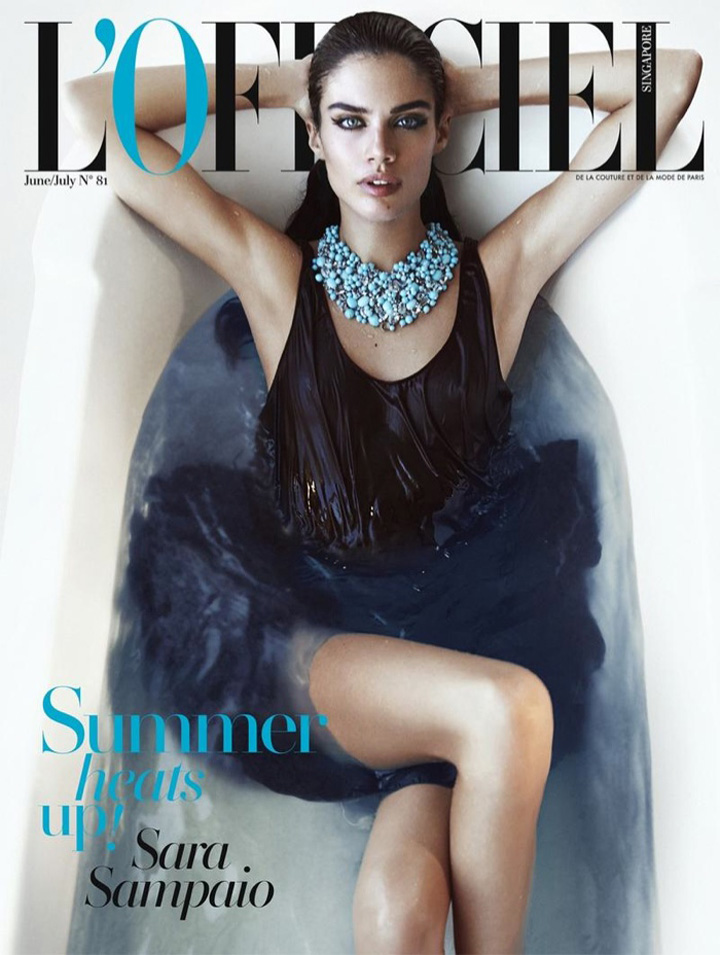 Sara Sampaio《L’Officiel》新加坡版2015年6/7月號