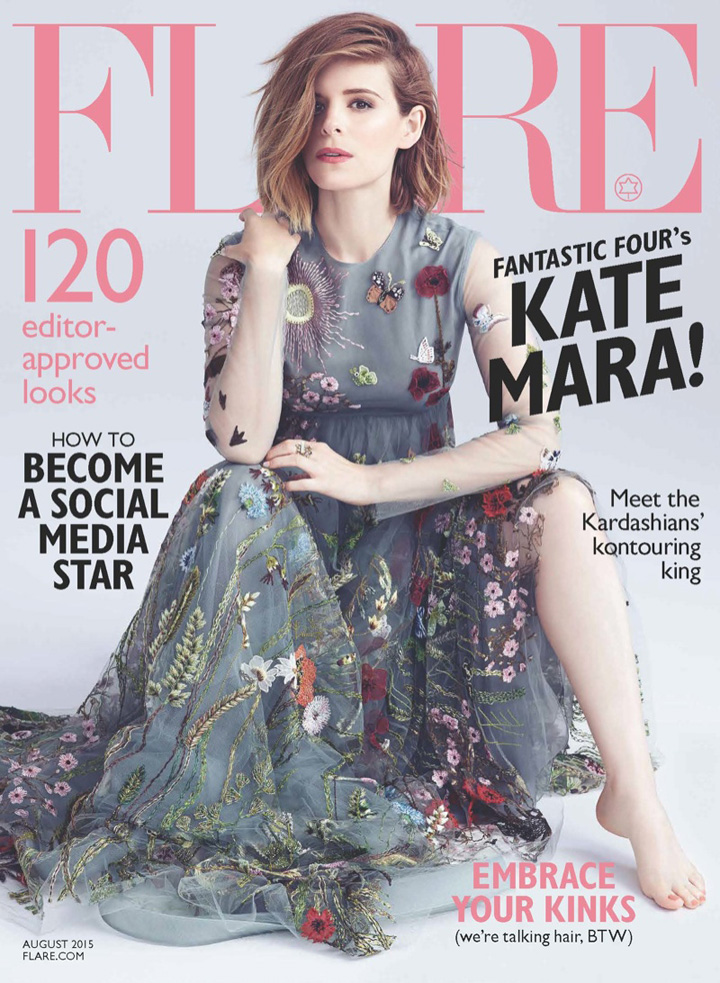 Kate Mara《Flare》雜志2015年8月號