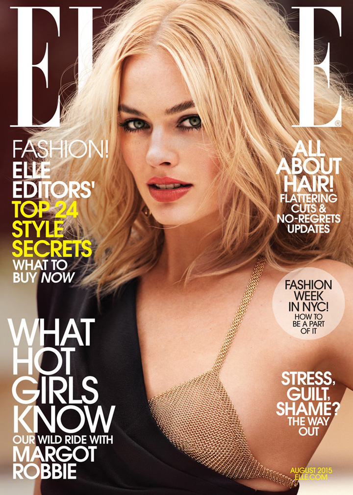 Margot Robbie《Elle》雜志2015年8月號