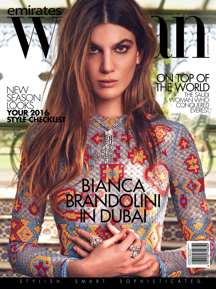 Bianca Brandolini《Emirates Woman》2016年1月號(hào)