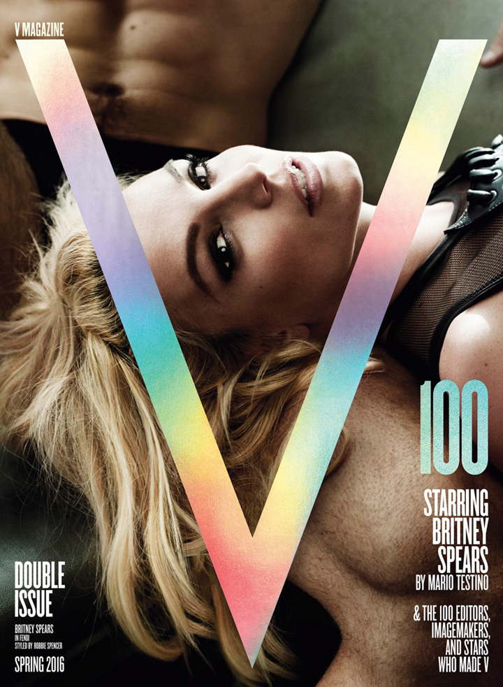 Britney Spears《V》雜志第100期