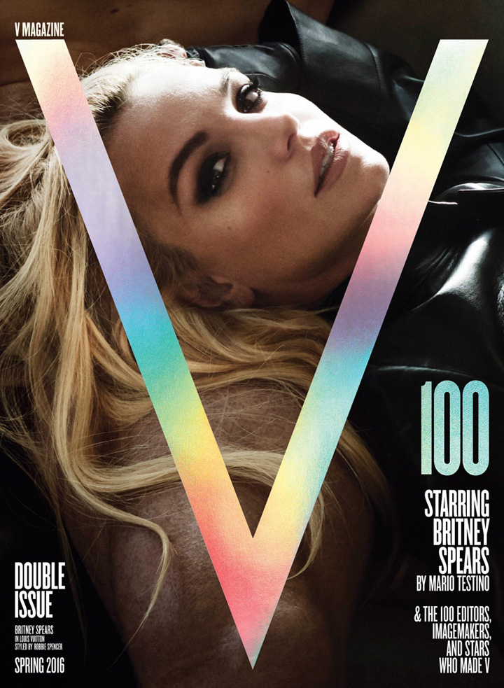 Britney Spears《V》雜志第100期