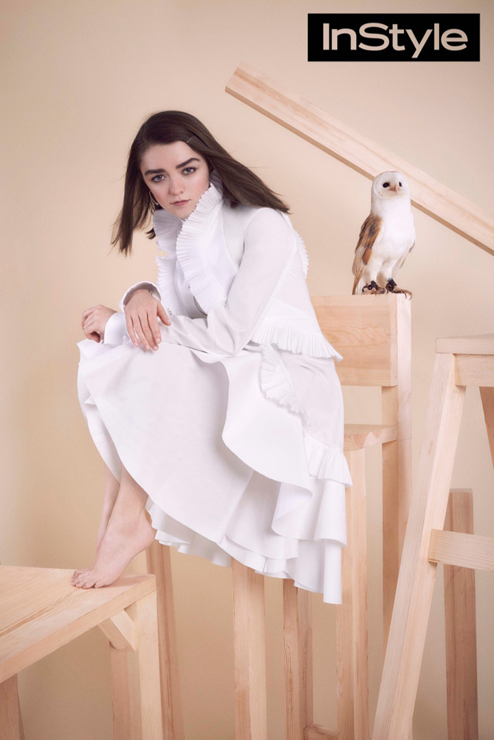 Maisie Williams《InStyle》英國版2016年4月號