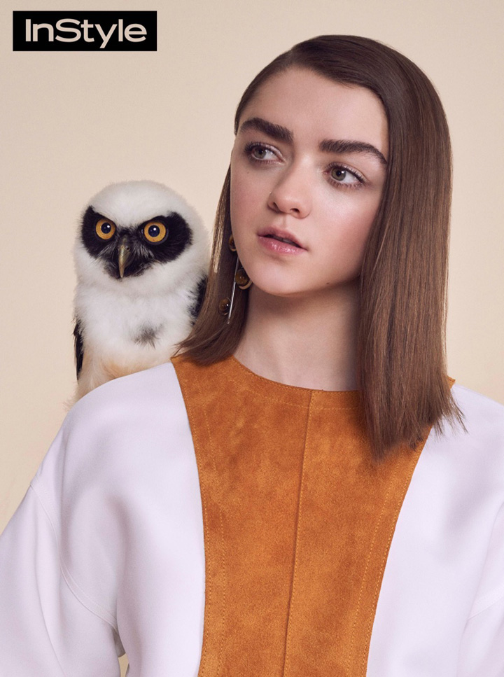 Maisie Williams《InStyle》英國版2016年4月號