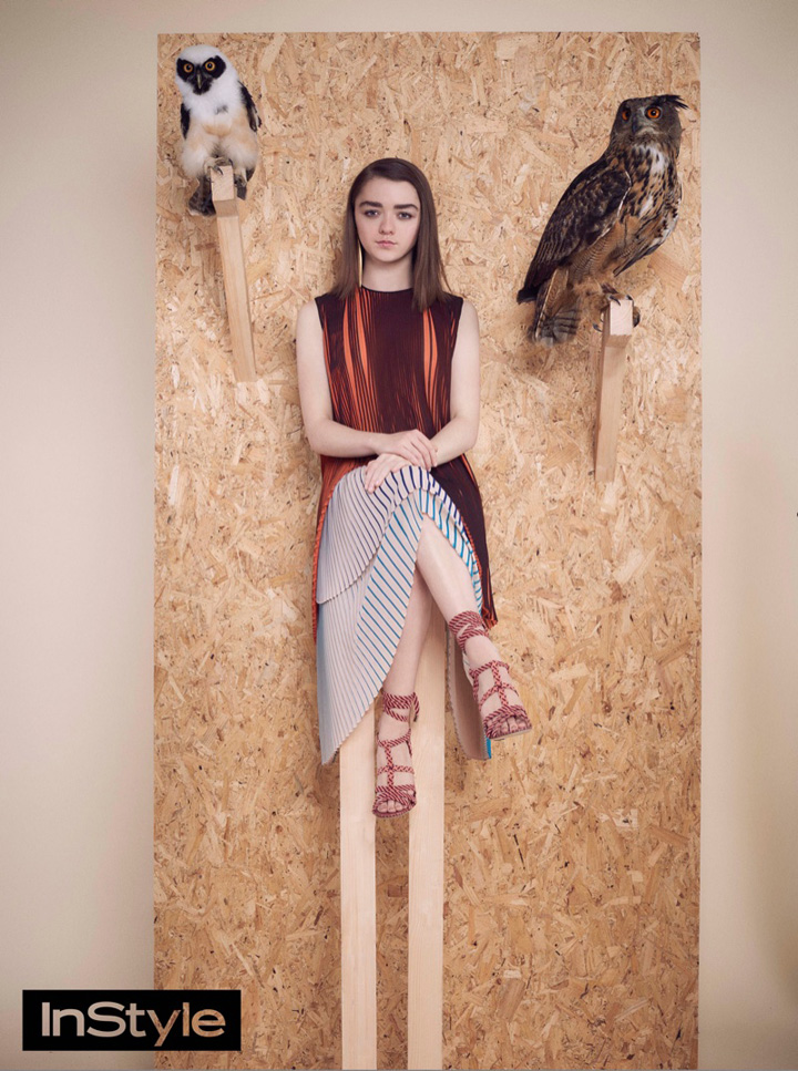 Maisie Williams《InStyle》英國版2016年4月號