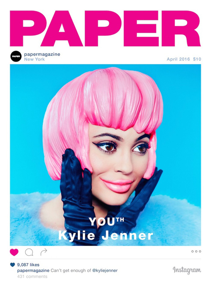 Kylie Jenner《Paper》雜志2016年4月號