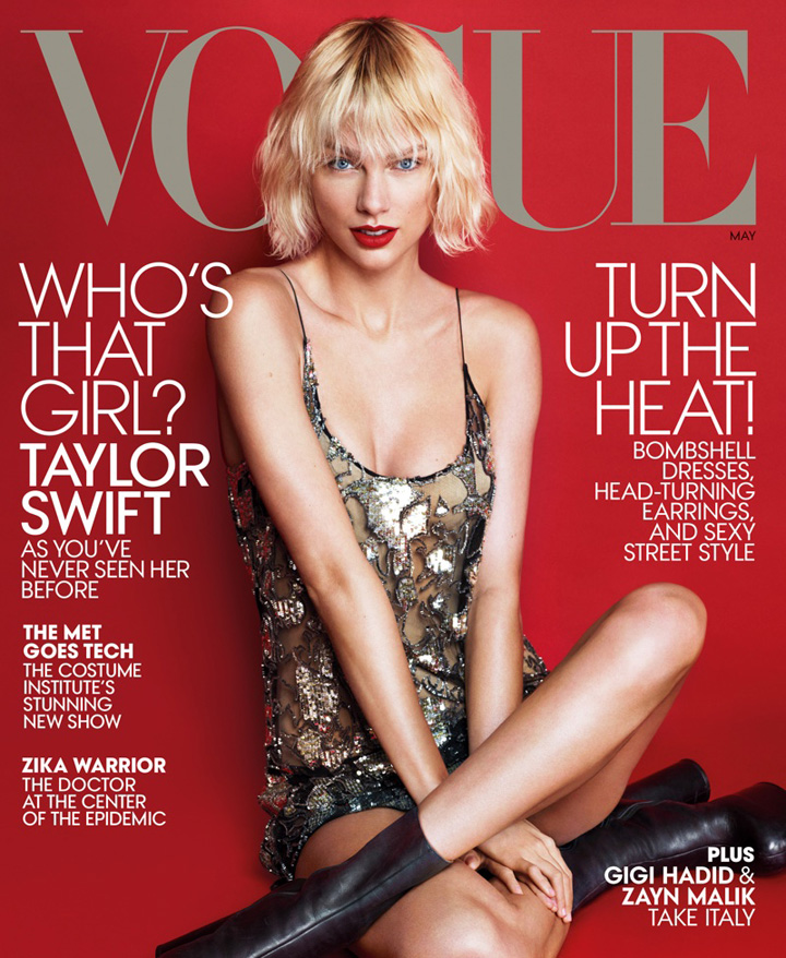 Taylor Swift《Vogue》雜志2016年5月號(hào)