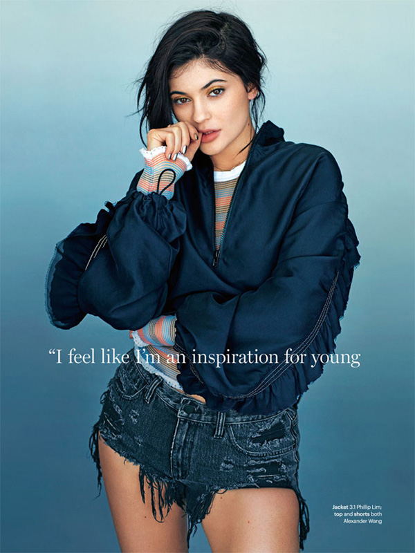 Kylie Jenner《Glamour》英國版2016年6月號(hào)