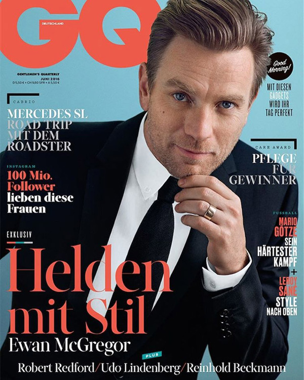 Ewan McGregor《GQ》德國版2016年6月號(hào)