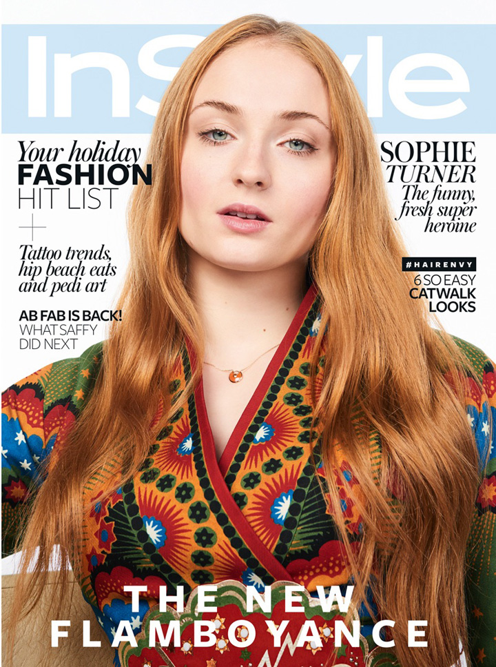 Sophie Turner《InStyle》英國版2016年7月號