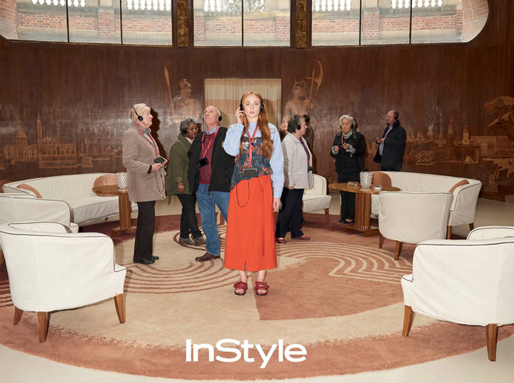 Sophie Turner《InStyle》英國版2016年7月號(hào)